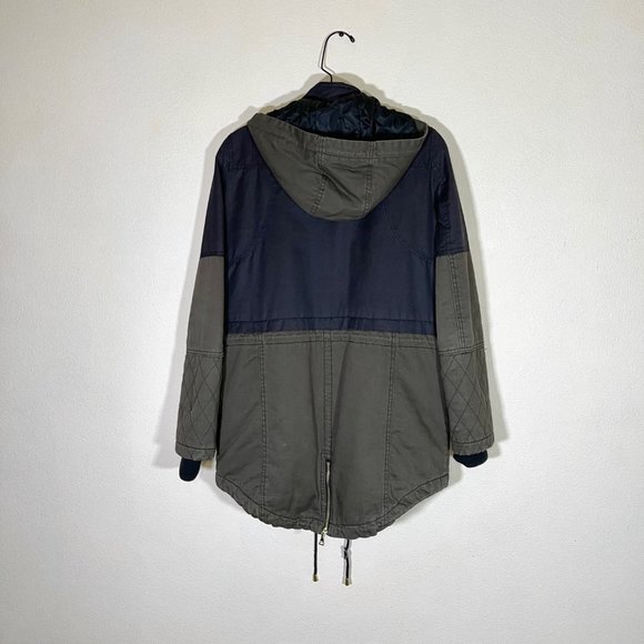 Express Black & Green Contrast Jacket Coat - XS - Picture 8 of 16